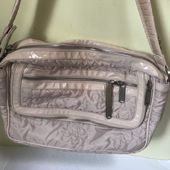 Stella McCartney Lesportsac Limited Edition Quilted Nylon Shoulder Travel Bag - Picture 2 of 16